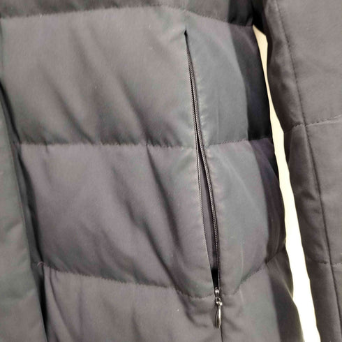 バーバリーロンドン BURBERRY LONDON ファー付き ダウンロングコート レディース JPN:9号