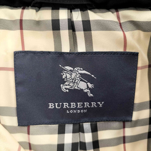 バーバリーロンドン BURBERRY LONDON ファー付き ダウンロングコート レディース JPN:9号