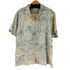 ザラ ZARA 総柄 S/S 開襟シャツ メンズ import:XL