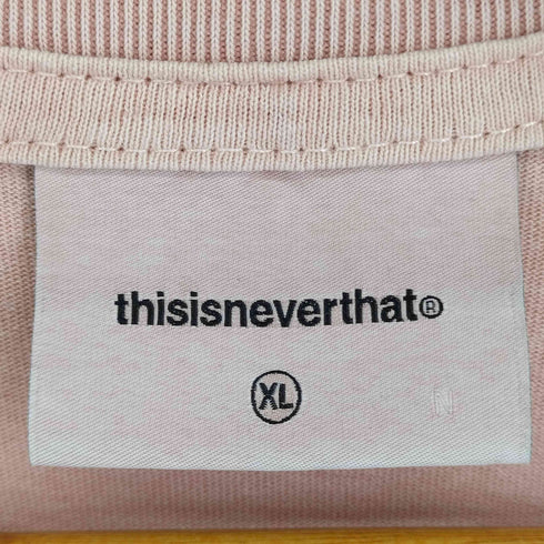 ディスイズネバーザット thisisneverthat ワンポイント S/S Tシャツ メンズ import:XL
