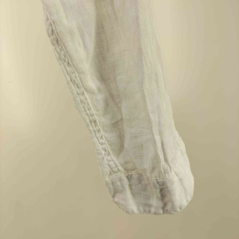 ティグルブロカンテ TIGRE BROCANTE フリルデザイン 長袖ドレスリネンシャツ レディース FREE