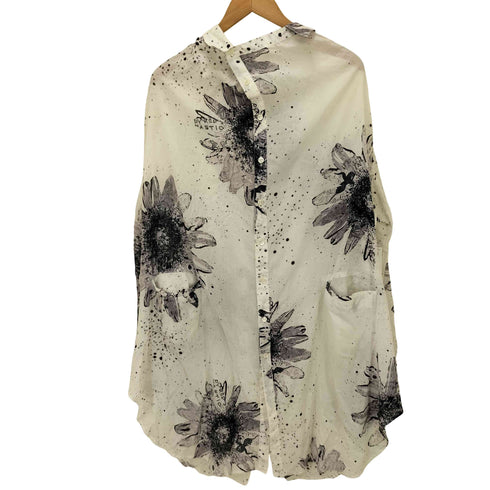 ノゾミイシグロ NOZOMI ISHIGURO フラワープリント オーバーサイズシャツ レディース ONE SIZE