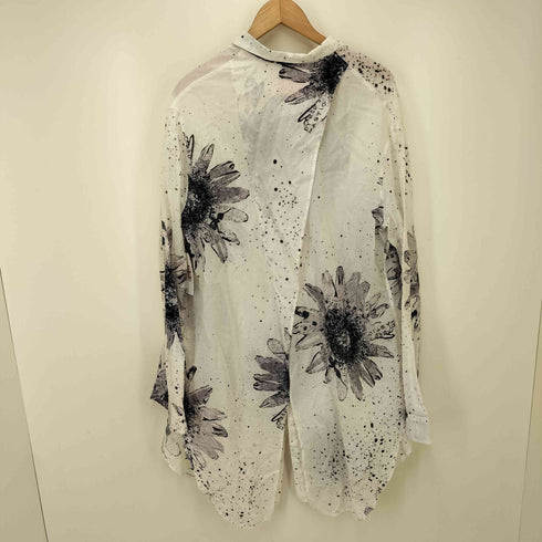 ノゾミイシグロ NOZOMI ISHIGURO フラワープリント オーバーサイズシャツ レディース ONE SIZE