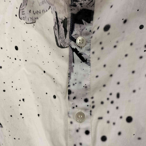 ノゾミイシグロ NOZOMI ISHIGURO フラワープリント オーバーサイズシャツ レディース ONE SIZE