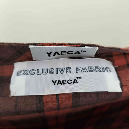 ヤエカ YAECA チェック柄コットンラップワンピース レディース JPN:M