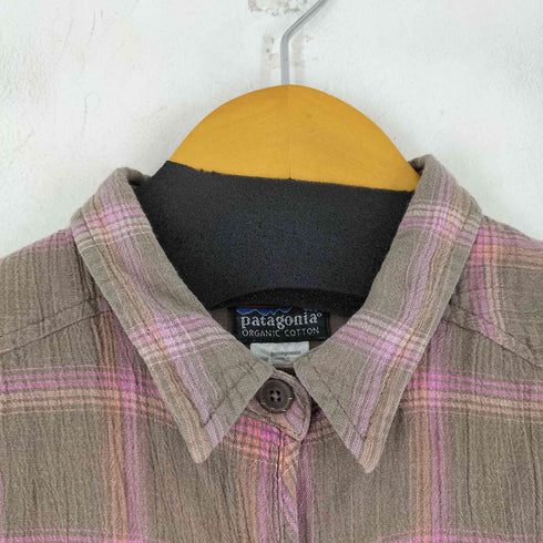 パタゴニア patagonia ORGANIC COTTON チェック S/S シャツ レディース 8