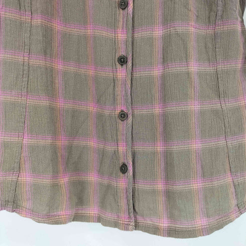 パタゴニア patagonia ORGANIC COTTON チェック S/S シャツ レディース 8