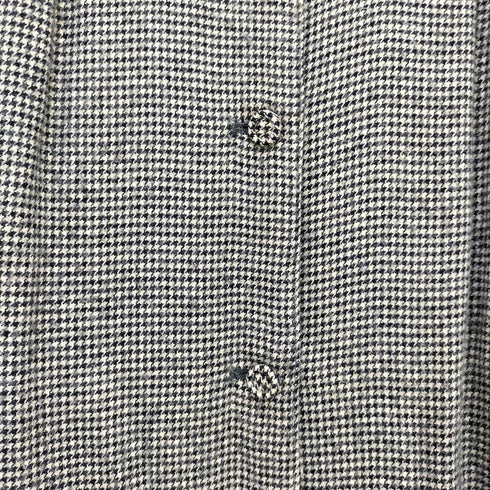 コムデギャルソン COMME des GARCONS 70S レーヨン100% 千鳥格子柄 ノースリーブワンピース レディース
