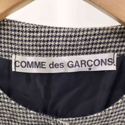 コムデギャルソン COMME des GARCONS 70S レーヨン100% 千鳥格子柄 ノースリーブワンピース レディース