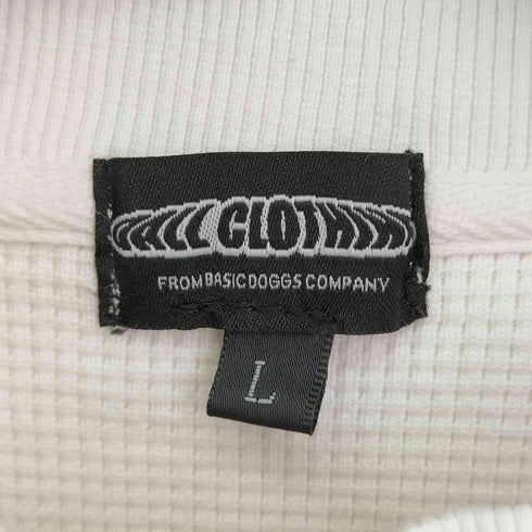 FROMBASIC DOGGS COMPANY ワッフル ヘンリネック L/S Tシャツ メンズ L