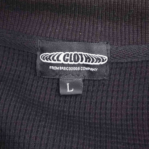 FROMBASIC DOGGS COMPANY ワッフル ヘンリネック L/S Tシャツ メンズ L