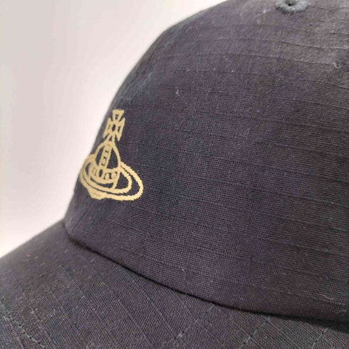 ヴィヴィアンウエストウッド Vivienne Westwood Ripstop Orb Logo Cap オーブロゴ刺繍 6パネルキャップ メンズ