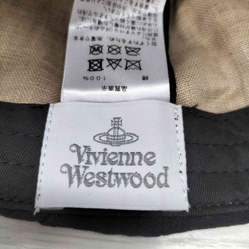 ヴィヴィアンウエストウッド Vivienne Westwood Ripstop Orb Logo Cap オーブロゴ刺繍 6パネルキャップ メンズ