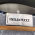 エミリオプッチ EMILIO PUCCI イタリア製 総柄 レーヨン Vネック カットソー レディース FR:36
