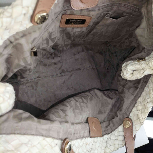 フルラ FURLA イタリア製 レザー 編み込み トートバッグ レディース