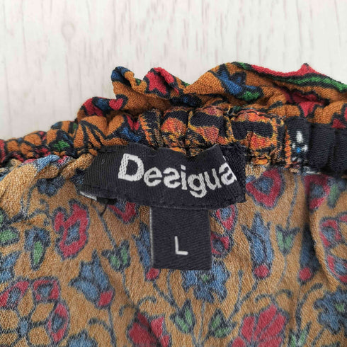 デシグアル Desigual 総柄 レーヨン ブラウス レディース