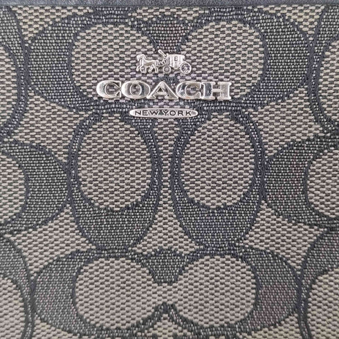 コーチ COACH シグネチャー L ジップ ウォレット レディース