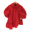 シモーネロシャ Simone Rocha パフ スリーブ フリル パーカー レディース UK:12