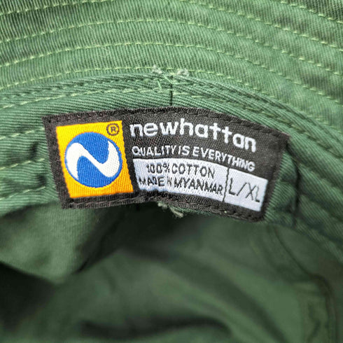 ニューハッタン NEWHATTAN Luck パッチロゴ バケットハット メンズ L