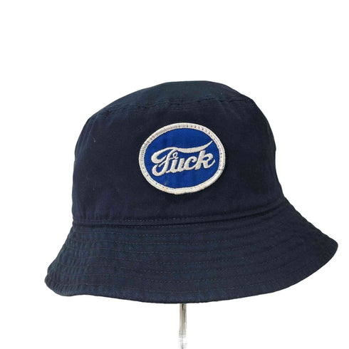 ニューハッタン NEWHATTAN Luck パッチロゴ バケットハット メンズ L