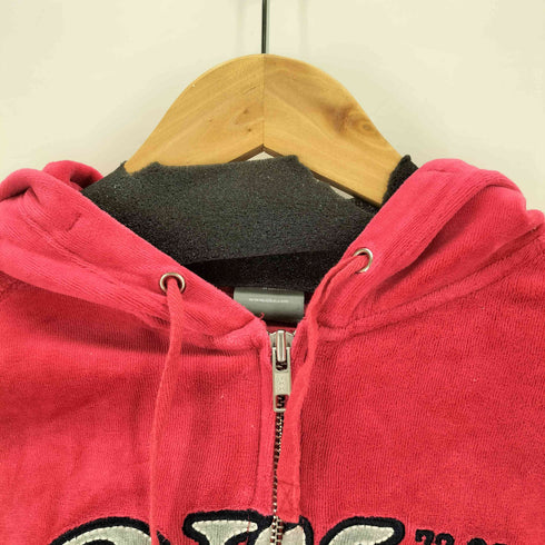ナイキ NIKE ロゴ刺繍ベロアライクジップパーカー レディース JPN:XL