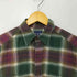 ギャップ Gap 90S 紺タグ マドラスチェック レギュラーカラーフランネルL/Sシャツ メンズ import:S