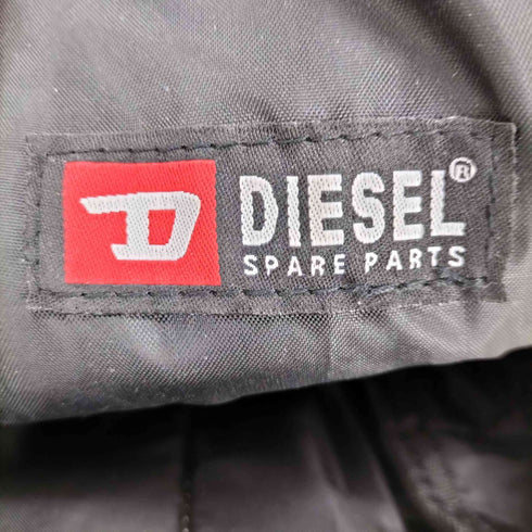 ディーゼル DIESEL ロゴプリント レザー切替 ショルダーバッグ ボディバッグ Y2K メンズ