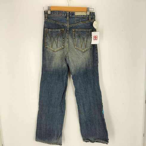 タフジーンズスミス TOUGH Jeansmith ペイントデザインデニムパンツ レディース 28