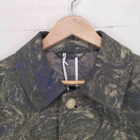 ヨーク YOKE 25SS Photo Jacquard Balmacaan Coat メンズ JPN:3