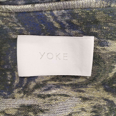 ヨーク YOKE 25SS Photo Jacquard Balmacaan Coat メンズ JPN:3