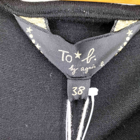 トゥービーバイアニエスベー To b. by agnes b. ノースリーブシアードッキングワンピ レディース