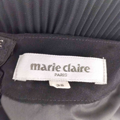 ARIE CLAIRE ノースリーブプリーツティアードワンピース レディース