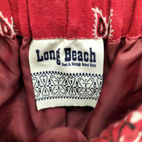 Long Beach バンダナパッチワーク リメイク ロングスカート レディース