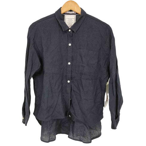 blue fronce フレンチリネン L/S シャツ レディース