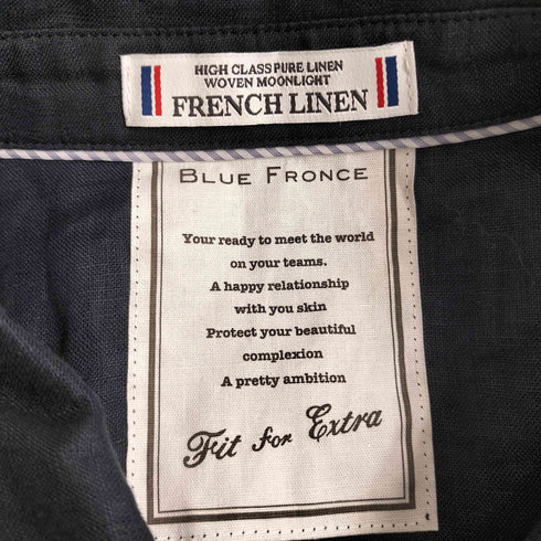 blue fronce フレンチリネン L/S シャツ レディース