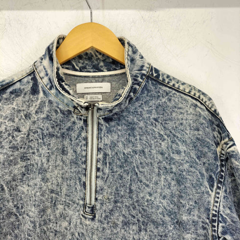 アーバンアウトフィッターズ URBAN OUTFITTERS ハーフジップ プルオーバー デニムジャケット メンズ import:XS