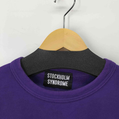 STOCKHOLM SYNDROME 両面プリントロゴ スウェット メンズ FREE