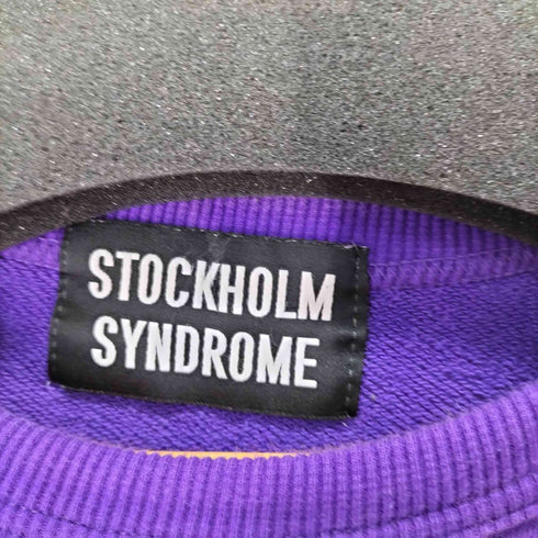STOCKHOLM SYNDROME 両面プリントロゴ スウェット メンズ FREE