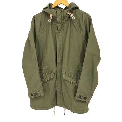 アバクロンビーアンドフィッチ Abercrombie & Fitch ミリタリー フーデッドコート メンズ S