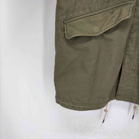 アバクロンビーアンドフィッチ Abercrombie & Fitch ミリタリー フーデッドコート メンズ S