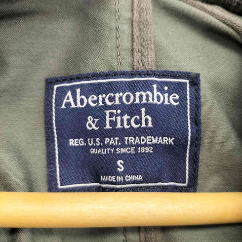 アバクロンビーアンドフィッチ Abercrombie & Fitch ミリタリー フーデッドコート メンズ S