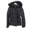 ゲス GUESS ファー付き ロゴプレート 中綿ジャケット Y2K レディース JPN:XS