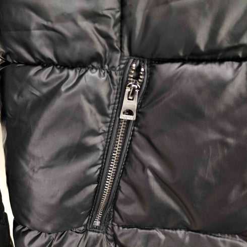 ゲス GUESS ファー付き ロゴプレート 中綿ジャケット Y2K レディース JPN:XS