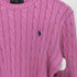 ポロラルフローレン POLO RALPH LAUREN ポニー刺繍 ケーブル編み コットンニット セーター レディース import:M