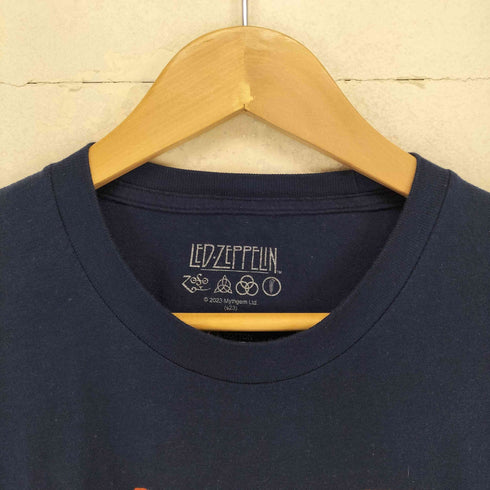 フロントプリントバンドTシャツ メンズ import:XL