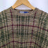 ポロバイラルフローレン Polo by RALPH LAUREN 90S WOOL 100% チェック プルオーバー ウール ニット ポニー無し メンズ import:M
