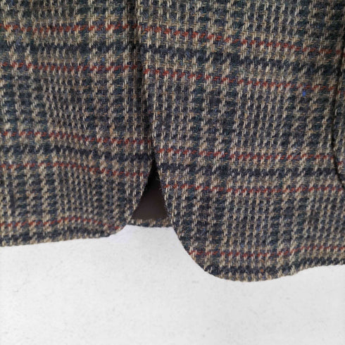 DORMEUIL CLOTH MADE IN ENGLAND ツイード2Bテーラードジャケット メンズ