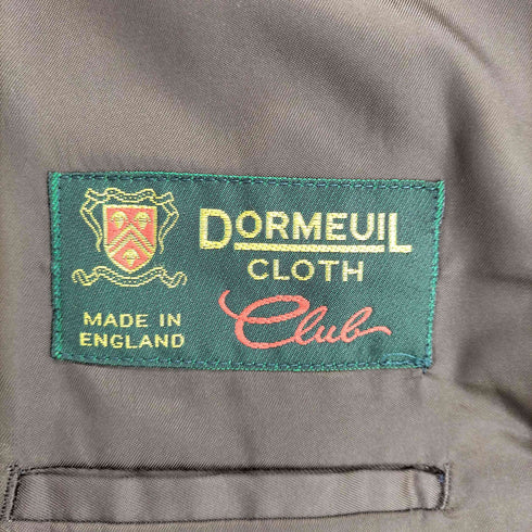 DORMEUIL CLOTH MADE IN ENGLAND ツイード2Bテーラードジャケット メンズ