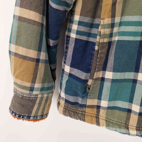 ベイフロー BAYFLOW チェック柄 裏地ボアジャケット メンズ JPN:4