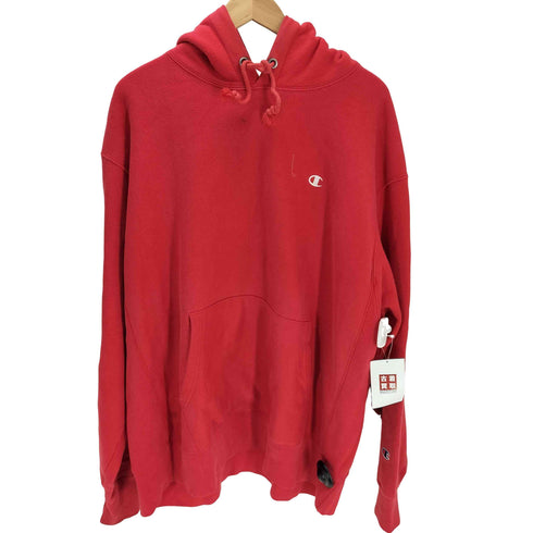 チャンピオン Champion 青単 単色タグ 復刻 目付き REVERSE WEAVE リバース ウィーブ プルオーバー フーディー パーカー ビックサイズ メンズ import:XL